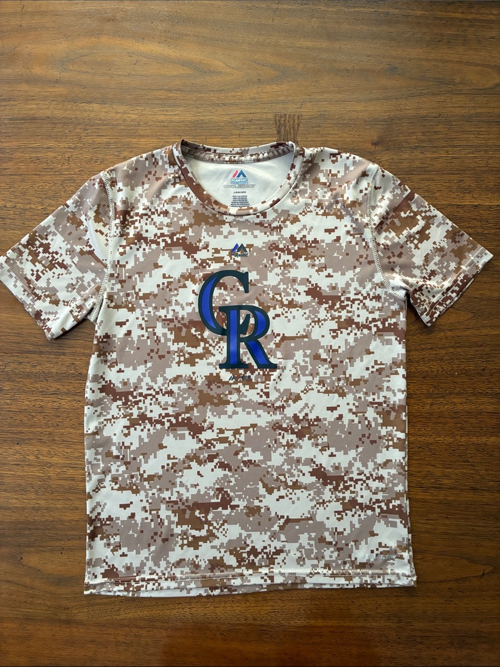 Colorado Rockies MLB t-shirt youth L 14/16 Cool Base